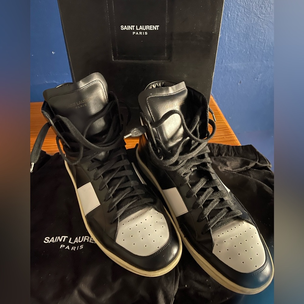 Men’s Saint Laurent High Top Sneakers